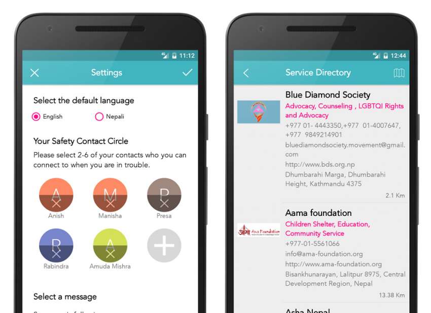 NiDARR violence prevention and reporting app