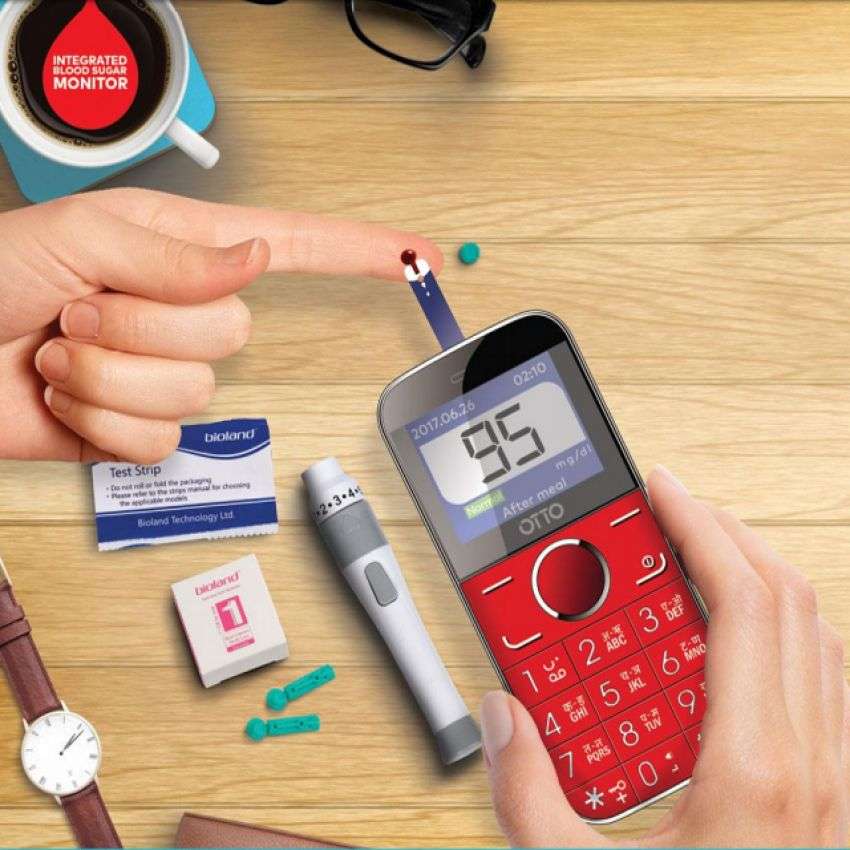 OTTO Chekr, mobile device with a glucose monitor launched