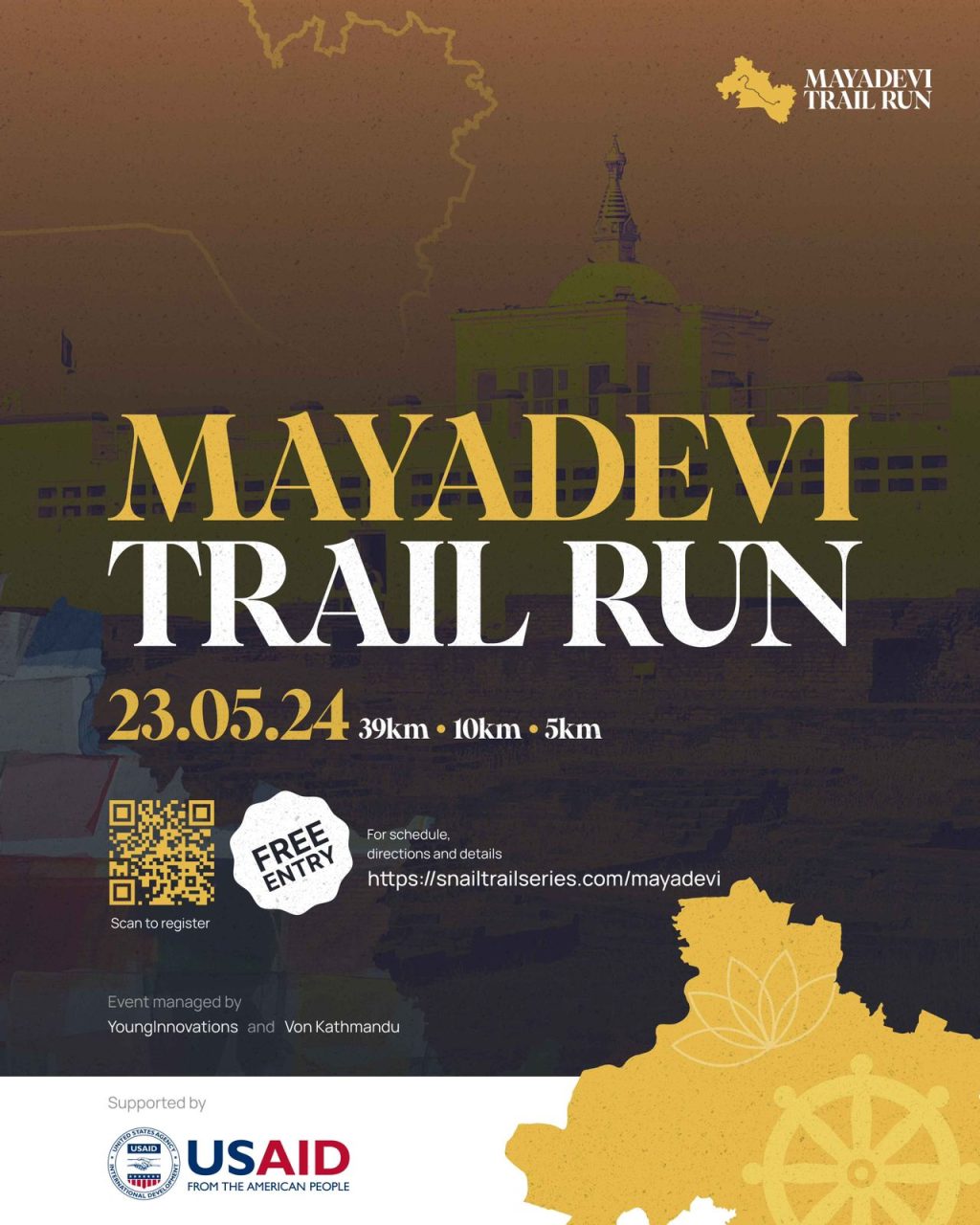 Mayadevi trail run