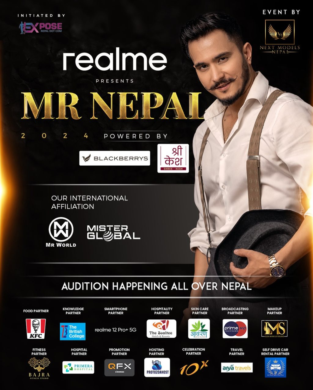 realme Becomes the Title Sponsor of Mr. Nepal 2024
