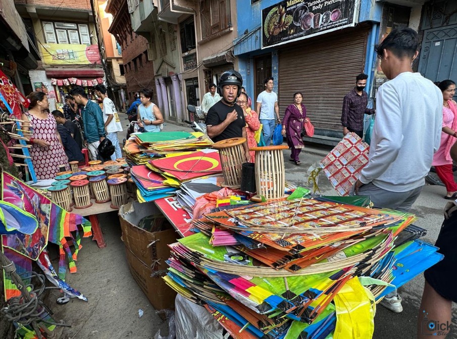 Dashain is here, but fewer kites are gracing the sky this time.