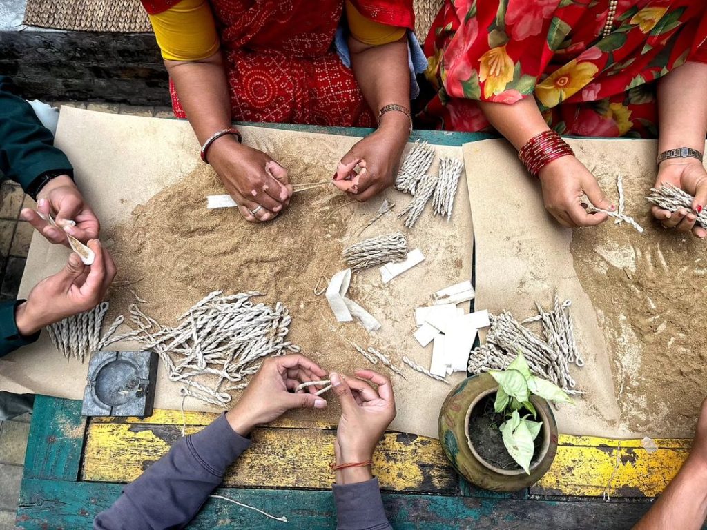 Traditional Herbal Incense Making