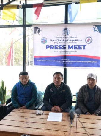 Second edition of Tenzing Norgay Sherpa open climbing competition set for January