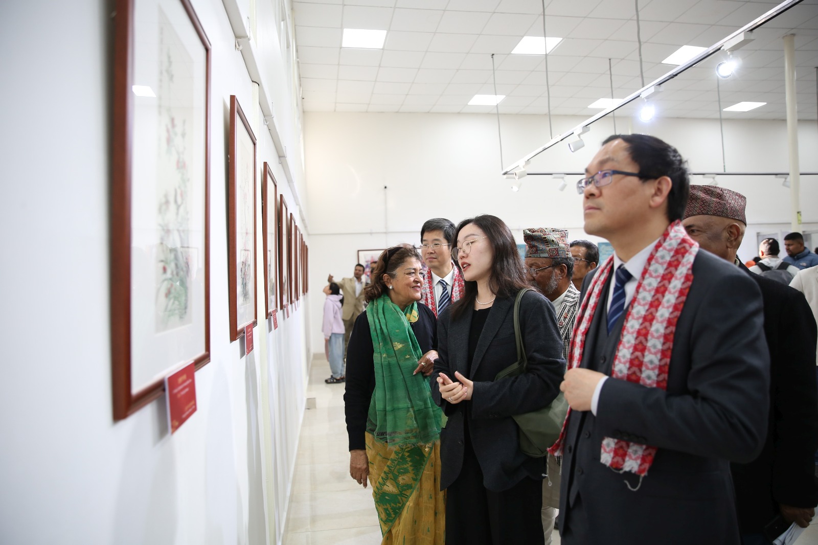 Chinese New Year Paintings Exhibition Opens in Kathmandu