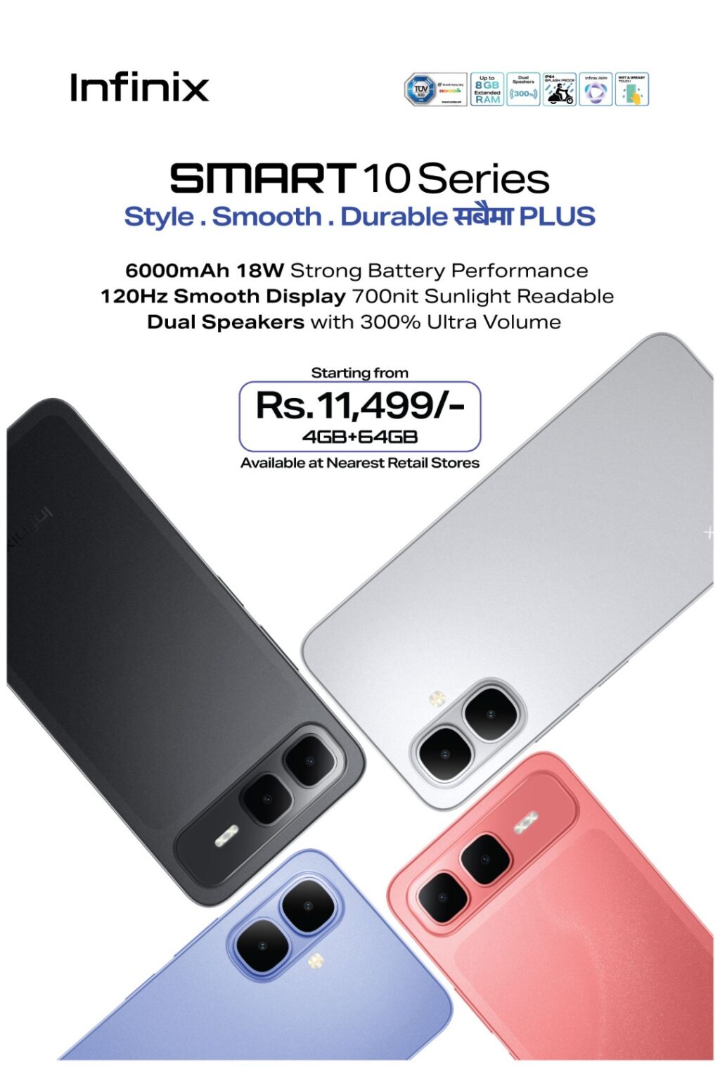 Infinix Launches SMART 10 SMART 10 Plus