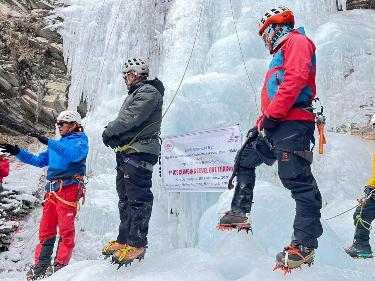 NTB launched Ice Climbing training in Manang