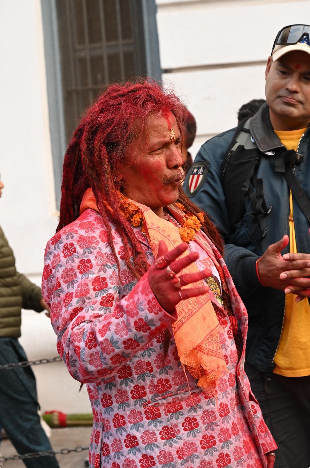 Holi Festival begins with ‘chir’ installation at Basantapur, Kathmandu