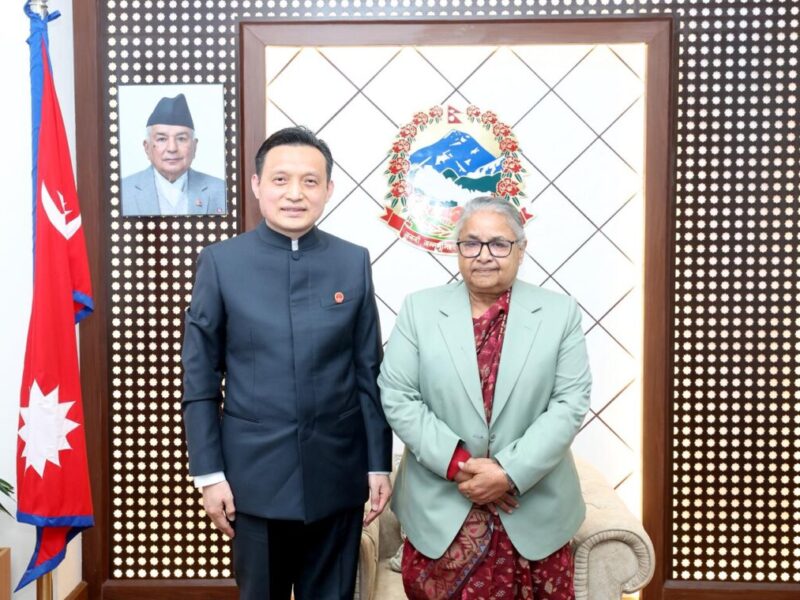 Chinese Ambassador meets PM Karki, discusses strategic ties