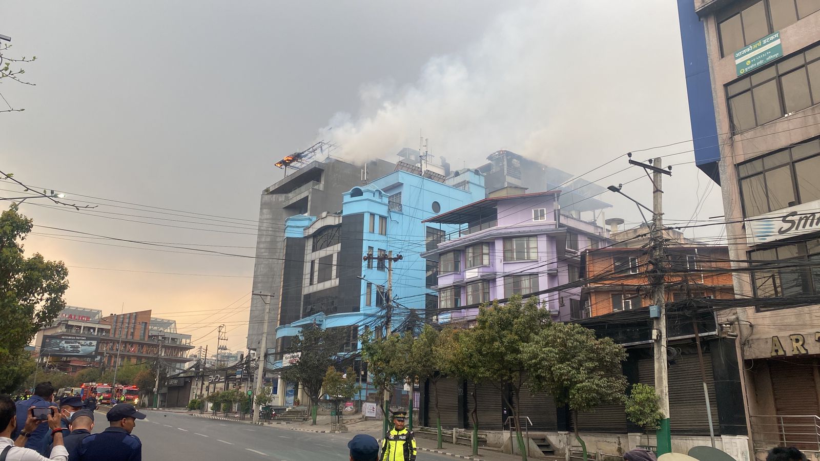 Daura Thakali Pulchowk blaze brought under control quickly