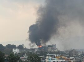 Daura Thakali Pulchowk blaze brought under control quickly