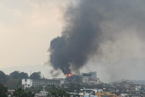 Daura Thakali Pulchowk blaze brought under control quickly