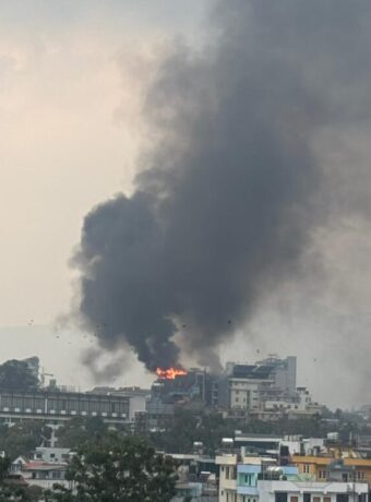 Daura Thakali Pulchowk blaze brought under control quickly