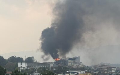 Daura Thakali Pulchowk blaze brought under control quickly