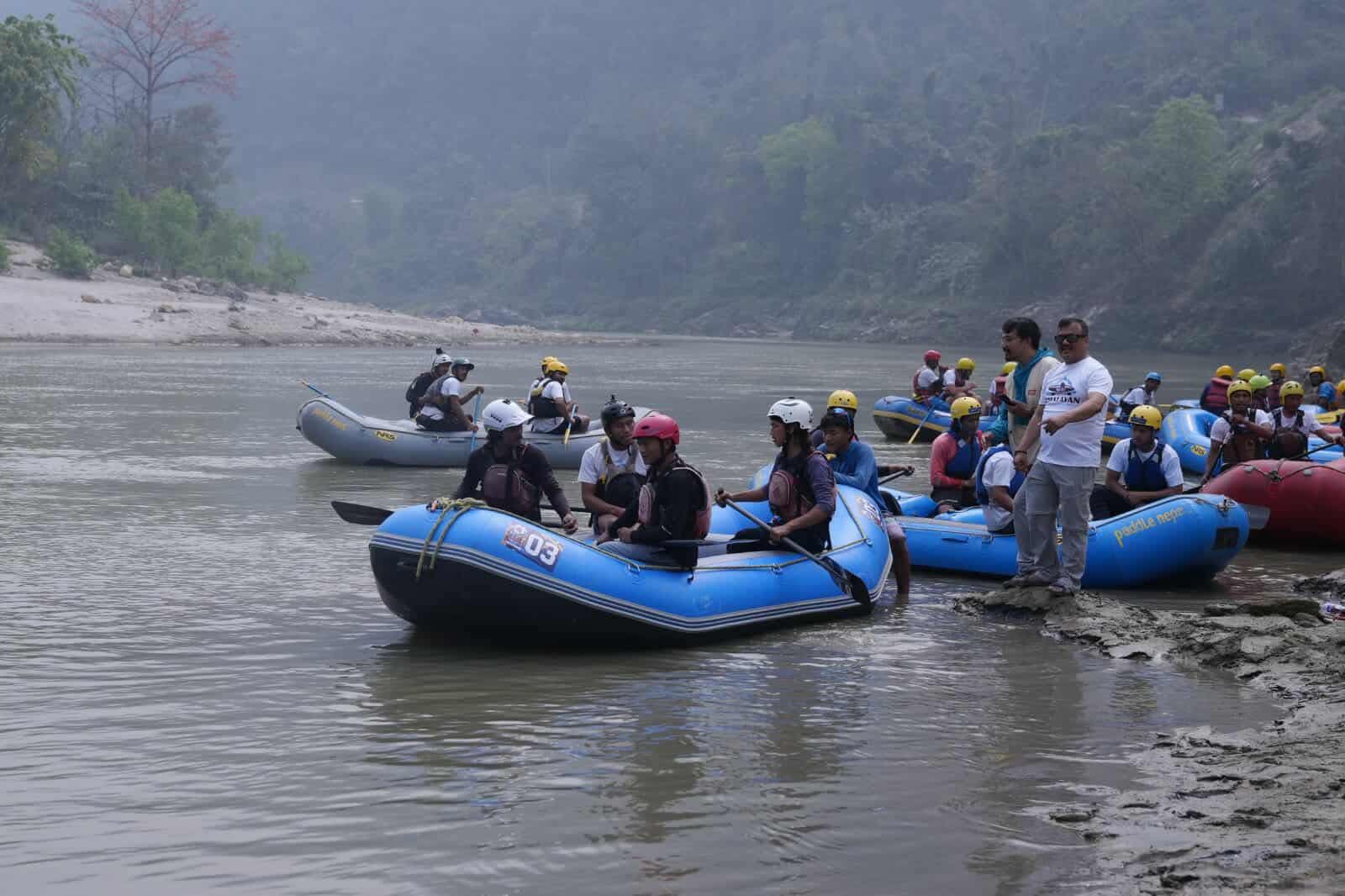 Three-Day International Rafting Festival wraps up on the Trishuli river