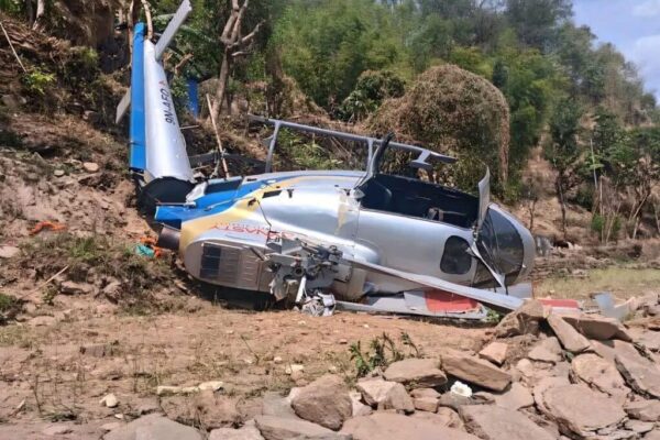 Helicopter crash