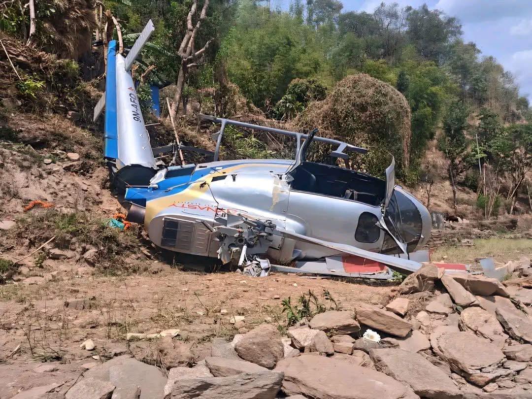 Helicopter crash