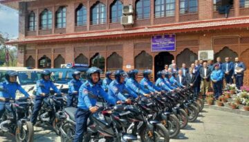 Tourist police Nepal empowered with new motorcycles for mobility