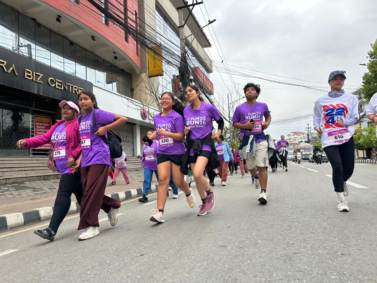 Fun Run 2026 concluded in Lalitpur with over 2,000 participants