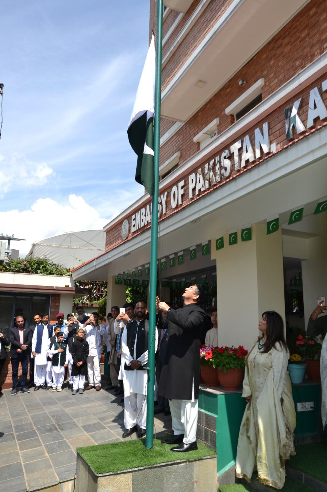 Pakistan’s 86th National Day celebrated with flag hoisting in Kathmandu