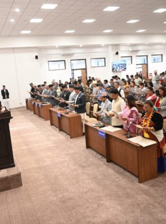 Historic oath-taking ceremony held for new MPs at Singha Durbar