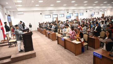 Historic oath-taking ceremony held for new MPs at Singha Durbar