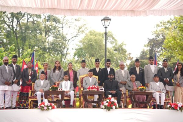 Historic new cabinet sworn in under Prime Minister Balendra Shah