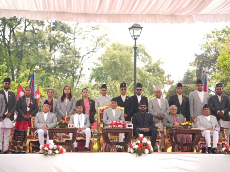 Historic new cabinet sworn in under Prime Minister Balendra Shah
