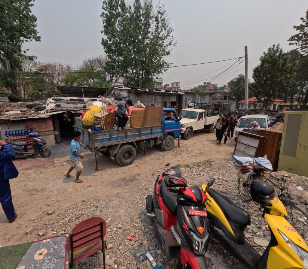 Thapathali residents begin leaving as demolition nears