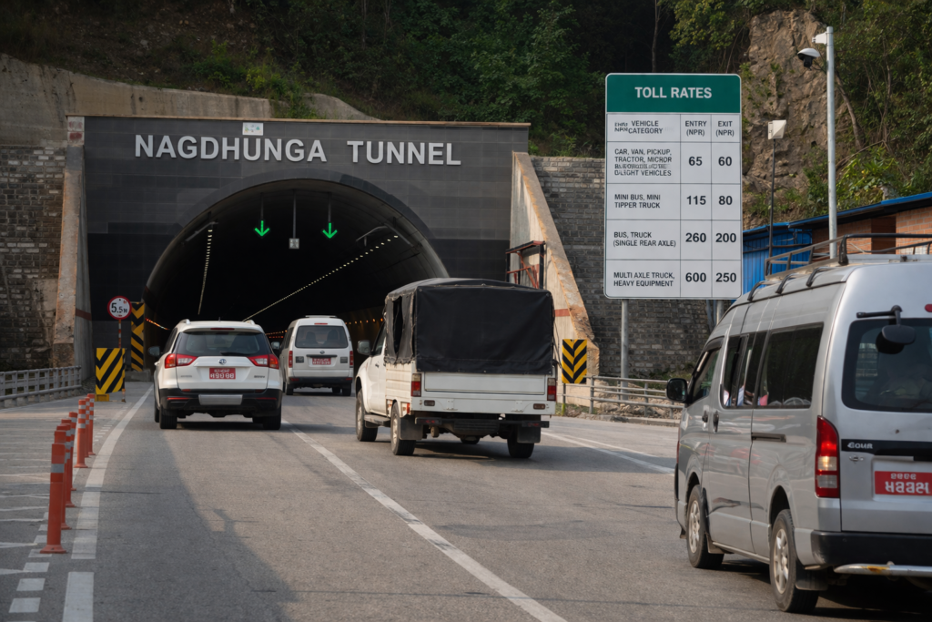 Government publishes toll rates for Nagdhunga tunnel road
