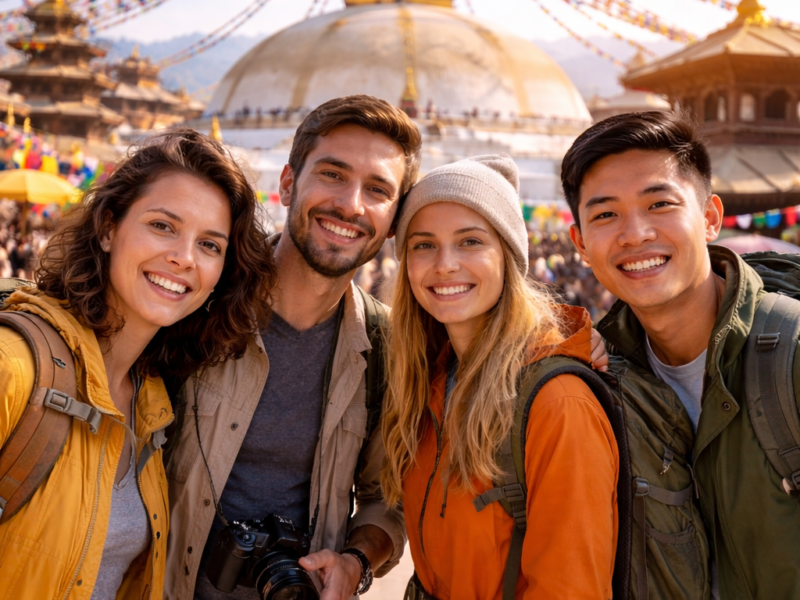 tourist in Nepal,bouddha,tourism,nepal