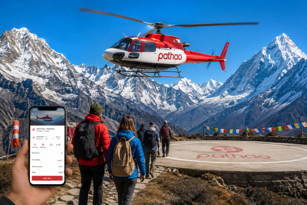 Pathao launches helicopter booking service in Nepal
