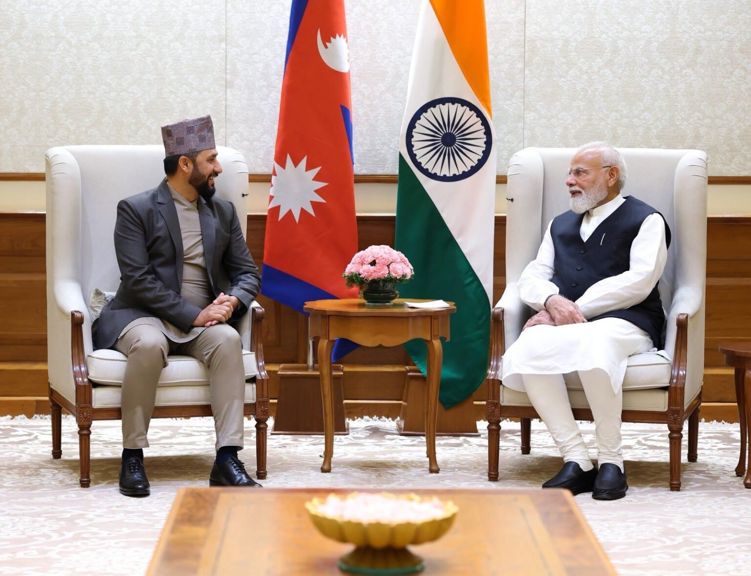RSP chair Rabi Lamichhane meets Indian prime minister Narendra Modi ...