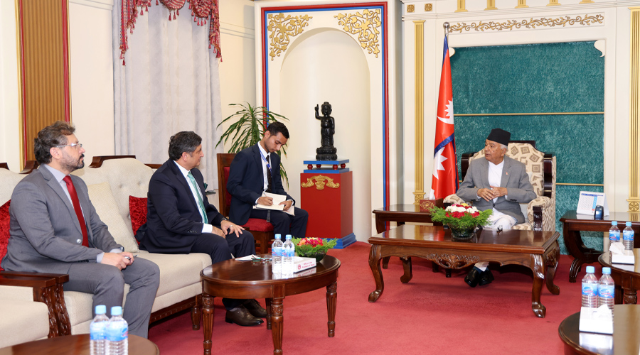 President holds farewell meeting with Pakistan’s Ambassador