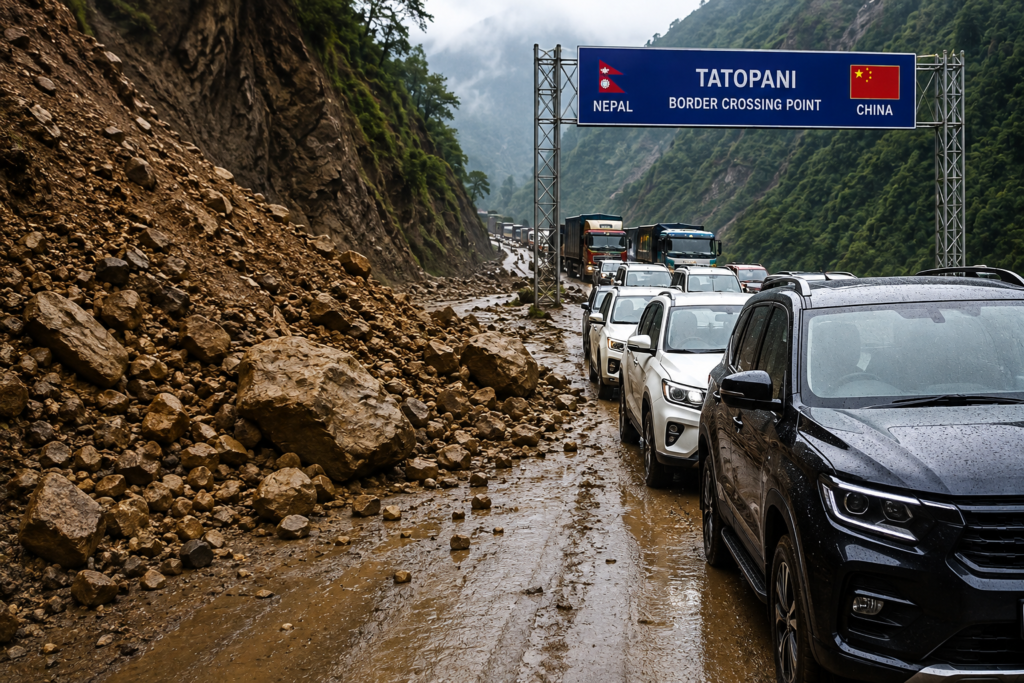 Landslides at Nepal-China Border Delay Vehicle Arrivals for NAIMA Expo