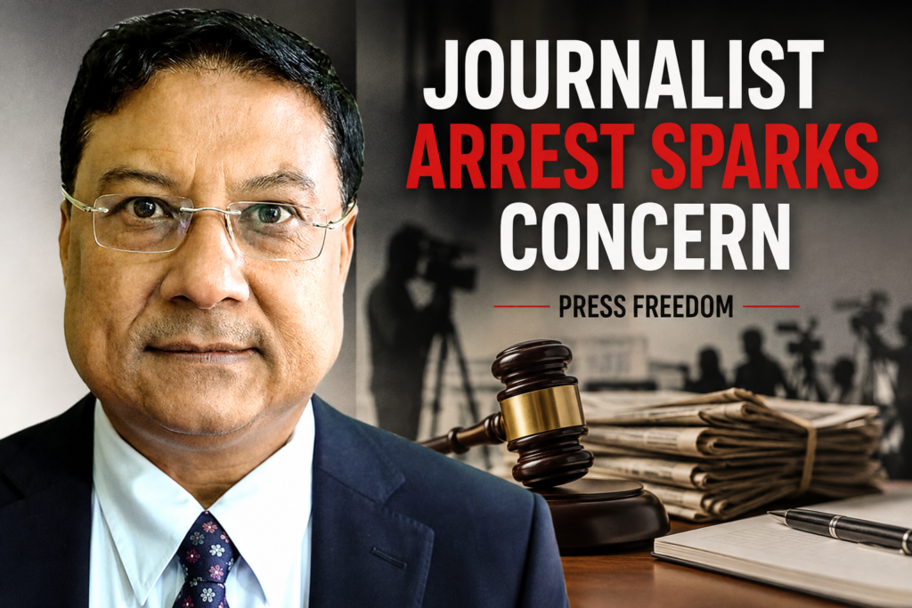 Journalist arrest sparks Press freedom debate