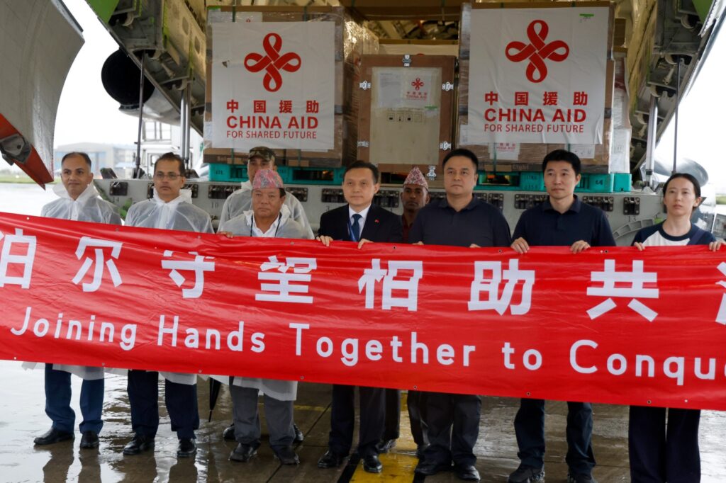 China’s Second Relief Shipment Arrives in Nepal With Drones and DNA Expert