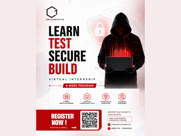 One Cover Virtual Cybersecurity Internship: Break Into Nepal's Tech Industry