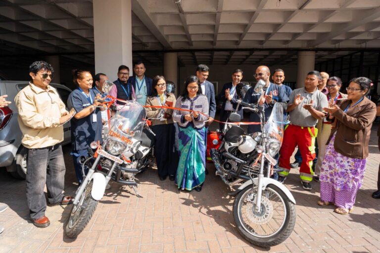 Kathmandu puts emergency healthcare on two wheels