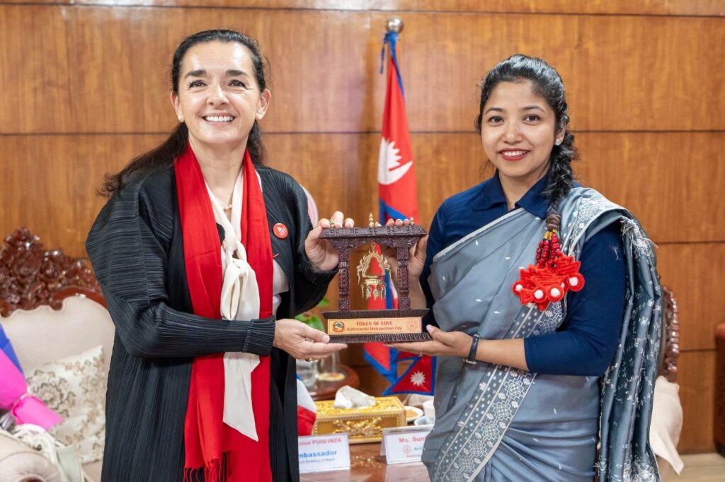 Kathmandu acting Mayor invites French Ambassador to Kathmandu Film Festival