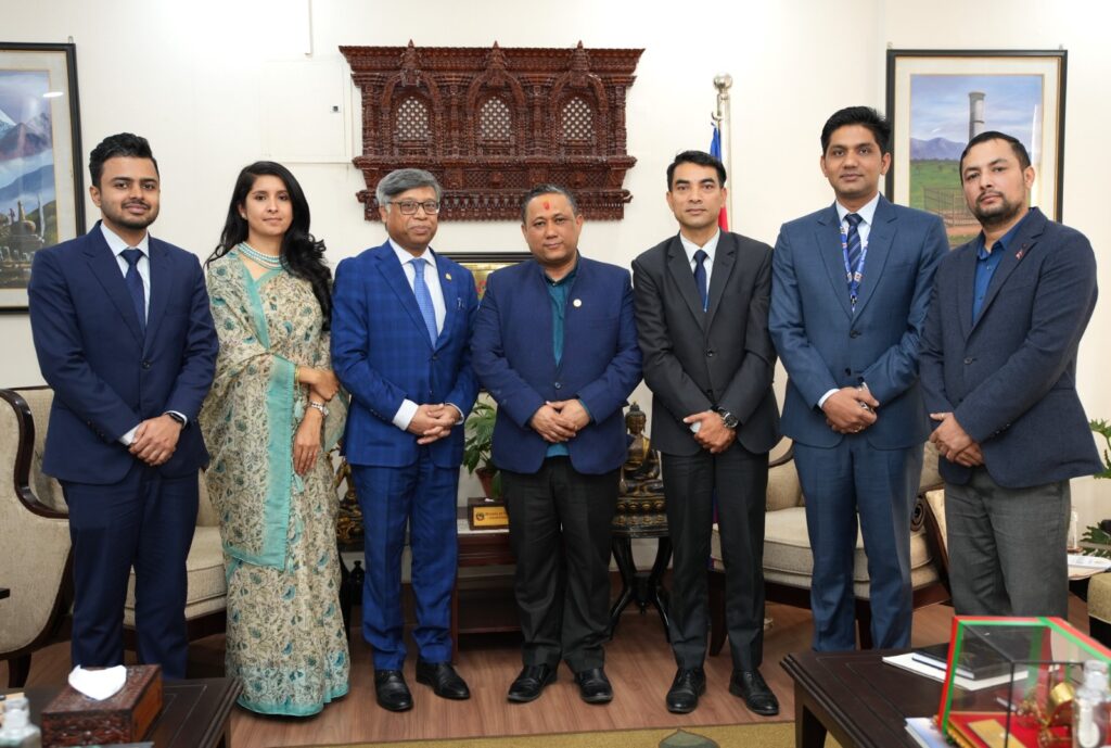 Foreign Minister Shisir Khanal meets outgoing SAARC secretary-general Sarwar